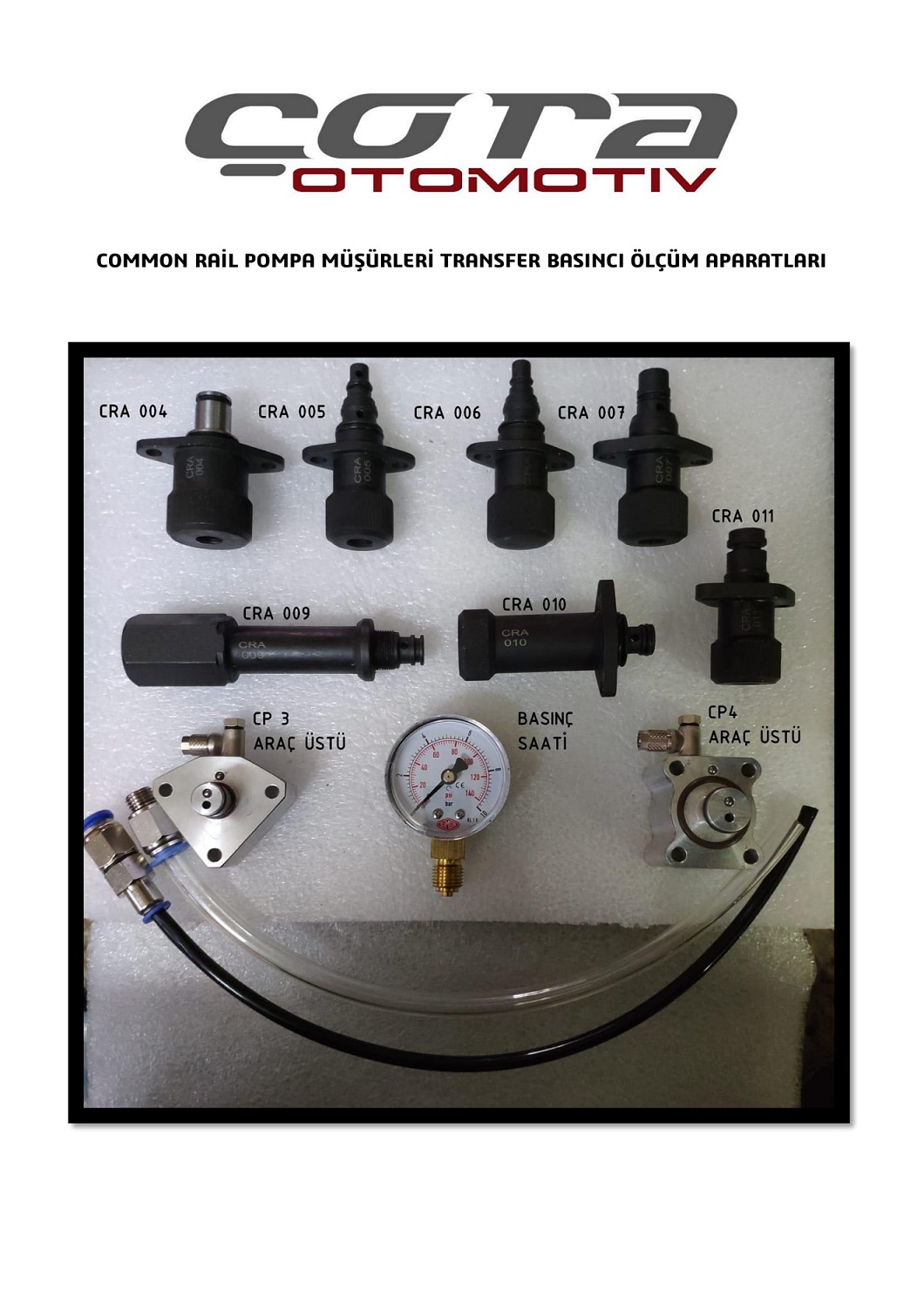 COMMON RAİL POMPA MÜŞÜRLERİ TRANSFER BASINCI ÖLÇÜM APARATLARI-1